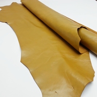 Cuir de mouton véritable couleur bronzée, écologique, certifié LWG, motif grainé fini, effet croûte de chèvre, épaisseur 0,70-0,90 mm pour sacs