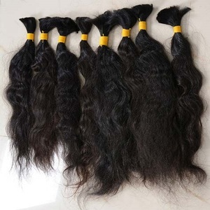 Extensiones de cabello humano indio, máquina de tejer de trama doble rizada suave, cabello Remy brasileño - Product Image 5