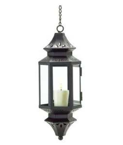 New Handmade Decorative Gifts & Decor <b>Hanging</b> Moroccan <b>Lantern</b> Glass <b>Outdoor</b> Candleholder Home & Kitchen - Product Image 1