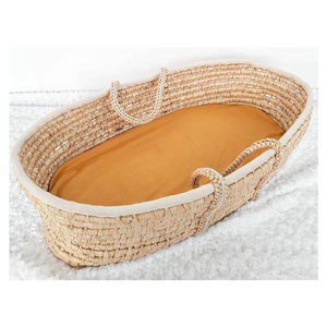 Wholesale Price Customized 2021 Super Soft Pure Organic Cotton Bassinet Sheets - Product Image 1