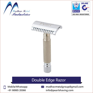 New Design Double <b>Edge</b> Safety Razor with Stainless Steel Blades and Metal Handle Adjustable for Men-High Quality Factory Price - Product Image 5