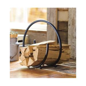 Iron Black Color Firewood Log Rack With Greatest Quality Round Shape <b>Fireplace</b> Log Rack For Garden <b>Accessories</b> - Product Image 1