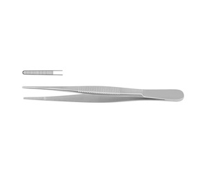 Slender Pattern Dressing Forceps <b>13</b> cm Made Of Stainless Steel - Product Image 3