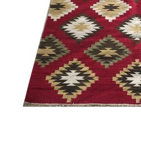 Kilim tribal en laine de qualité fine faite à la main/tapis Design traditionnel coloré vibrant priant décor d'hôtel tissé à la main utilisation de bureau de vie - Product Image 2