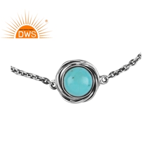 Bracelet en argent Sterling 925, vente en gros, pierres précieuses naturelles, zircon, fabrication de bijoux - Product Image 1