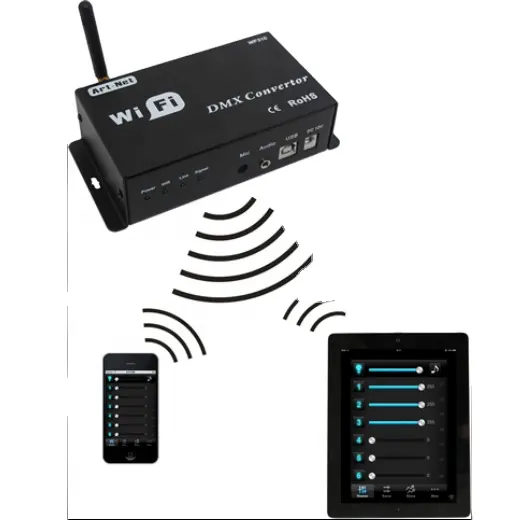 WF310 WIFI DMX Chuyển Đổi/WIFI DMX 0 10V Wifi Led Dimmer