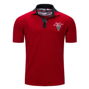 Polo clásico para hombre, camisa de manga corta bordada, de algodón, con logotipo personalizado bordado, novedad - Product Image 2