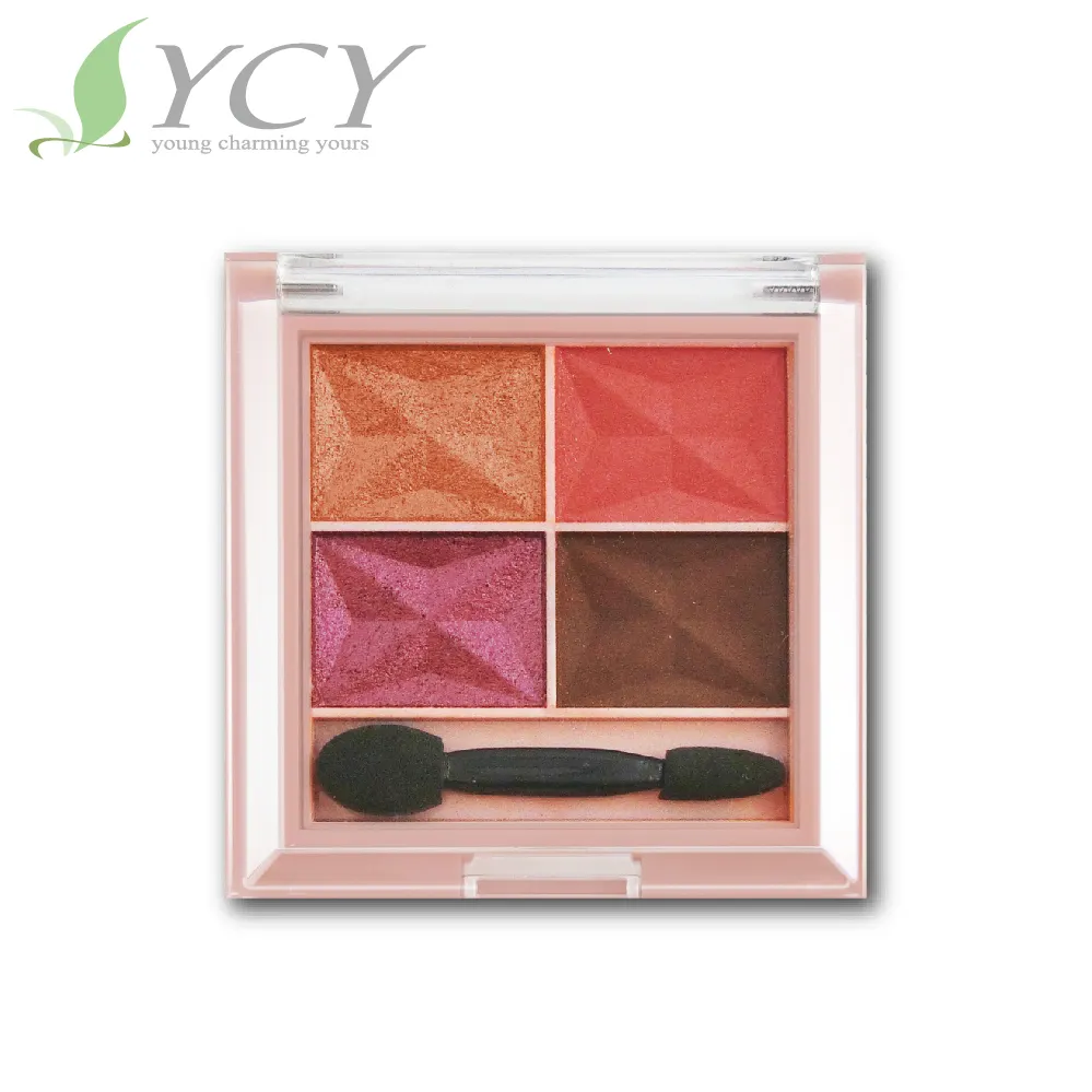Make up cosmetics factory 4 shimmer colors eye shadow palette