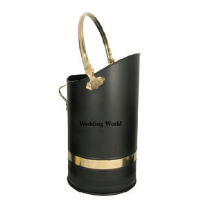 Cubo de carbón de metal Calidad superior hecho a mano Venta al por mayor Cubo de ceniza Diseñador más vendido Nuevo Cubo de ceniza de metal de lujo - Product Image 1