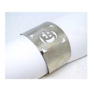 1990 Christmas Dubai Silver Party Dress Minimalist Circle Cuff Band Jewelry festive Indian <b>bracelet</b> Bold Gold Jewelry - Product Image 6