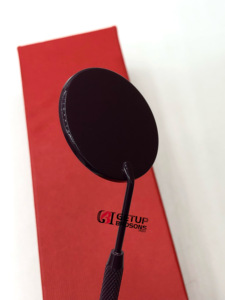 Haute Qualité Nouveau Style Prune Poudre Revêtement Extension De Cils Cercle Conception Miroir Avec Votre Propre Logo Personnalisé Instruments De Beauté - Product Image 4