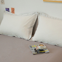 Draps en bambou naturel de luxe 100%, tache noire de qualité supérieure, vente en gros, ensembles de literie en coton égyptien avec oreiller Sham
