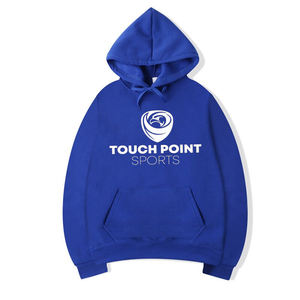 Sweat à capuche en molleton coloré, haut personnalisé avec Logo brodé - Product Image 2