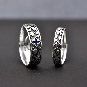 Bague en argent Sterling 925, bague de carte mère - Product Image 3