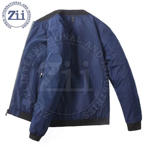 Meilleure vente de blouson d'aviateur d'hiver de haute qualité pour hommes, tissu en toile de conception personnalisée avec col montant, vente entière - Product Image 5