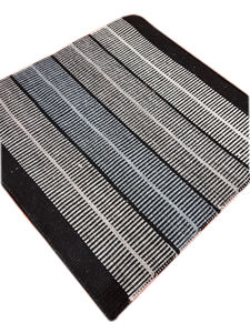 Usine directe Style moderne brodé à la main tapis plats tissage tapis Logo extérieur Viscose abstrait disponibilité en gros - Product Image 2