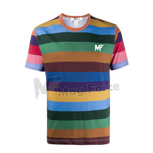 Camisetas Casuales para Hombre al por Mayor con Paneles Decorativos, Manga Corta, Mezcla de Poliéster/Algodón, Ecológicas y Transpirables - Product Image 1