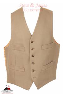 เสื้อกั๊กผ้าขนสัตว์พรีเมียมสำหรับผู้ชาย ยี่ห้อ Steve & James สำหรับฤดูใบไม้ร่วง ระบายอากาศได้ดี รับผลิตแบบ OEM - Product Image 3