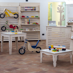 Personalizzabile Design italiano in legno e ad incastro scrivania e tavolo da lavoro per la ricezione di Home Office - Product Image 6