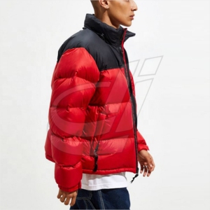 Manteau d'hiver épais pour hommes, veste brillante, Logo personnalisé, collection - Product Image 3