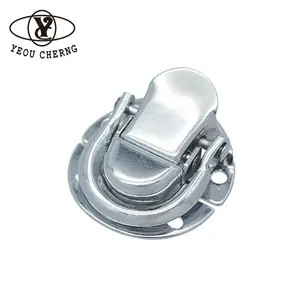 Factory direct wooden jewelry box case locks with hot selling HC263 galvanizing nickel metal catches hasps lock hardware - Product Image 1