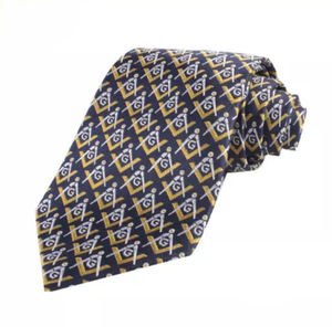 Corbata de seda personalizada para hombre, corbata de regalia masónica, alta calidad, gran oferta - Product Image 2