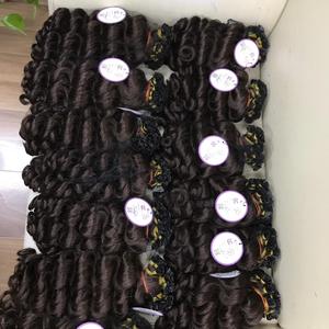 Extensiones de cabello de punta plana, cabello humano brasileño de queratina prepegado, rizado, color marrón, 22 pulgadas, 4 - Product Image 6