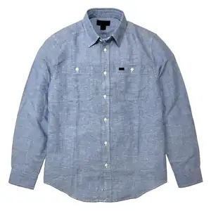 Hot Selling Modieuze Item Double Pocket Export Kwaliteit Jongens Casual Shirt Hot Item Uit Bangladesh