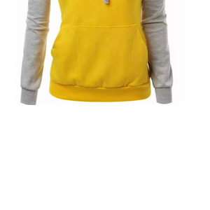 Sudaderas con capucha cortas personalizadas para mujer, estilo OEM nuevo, 100% algodón, sudaderas económicas. - Product Image 3