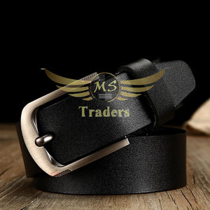 เข็มขัดหนังวัวแนววินเทจของผู้ชาย,เข็มขัดหนังวัวแท้หัวเข็มขัดแบบไม่เป็นชั้นความยาวตามที่กำหนด - Product Image 5