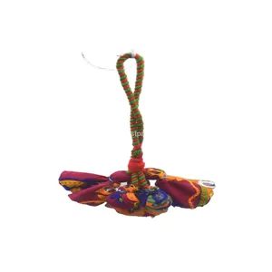 Borla de banjara colorida para decoração de vestuário, tradicional