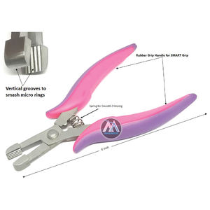 Extension de cheveux Pince dissolvant de liaison I pince dissolvant de liaison de kératine Str Dents I kits de pinces d'extension de cheveux - Product Image 4