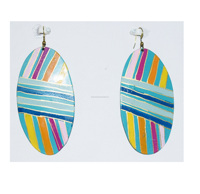 2026 liban bijoux décembre bleu patine électrolytique hibou boucles d'oreilles bijoux en aluminium boucles d'oreilles été vêtements bijoux