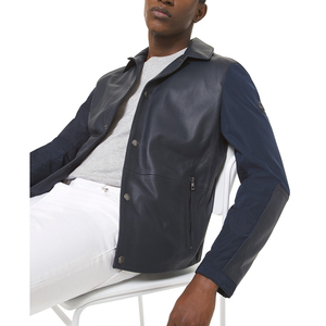 Manteau en cuir noir pour hommes, veste en cuir véritable pour moto, soins de qualité supérieure, fabrication sur mesure, vente en gros, nouvelle collection 2023 - Product Image 3