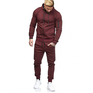 MESS SPORTS Tissu extensible quatre directions écologique en polyester/coton respirant et doux, survêtement décontracté pour homme brodé - Product Image 1