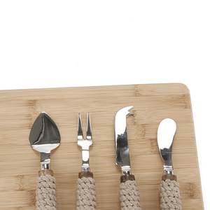 ชุดมีดหั่นชีส4ชิ้นพร้อมไม้4ชิ้นชุดอุปกรณ์ครัวไม้ชีส - Product Image 2