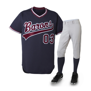 ชุดยูนิฟอร์มเบสบอลสั่งทำราคาถูก ผ้าฝ้าย 100% ป้องกันแบคทีเรีย สำหรับผู้ใหญ่ทุกเพศ - Product Image 5