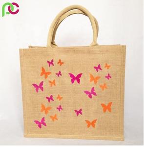 Offre Spéciale 100% coton recyclable écologique bio dégradable sac de jute sac d'épicerie réutilisable pliable personnalisé - Product Image 6