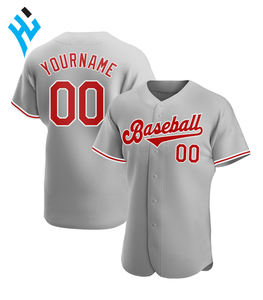 6 maillots de Baseball pour hommes, sur mesure, sublimation, brodé, bon marché, vêtements d'équipe, vente en gros - Product Image 2