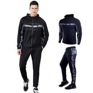 Venta al por mayor personalizado hombres mujeres 100% poliéster polar tela de talla grande sólido entrenamiento chándales ropa deportiva de alta calidad OEM - Product Image 5