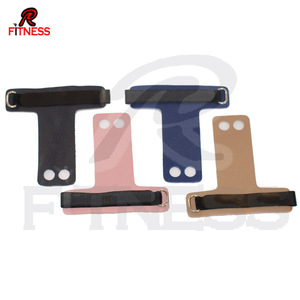 Agarraderas de Gimnasia Resistentes para Levantamiento de Pesas, 3 Orificios, CrossFit, Cuero PU - Product Image 6