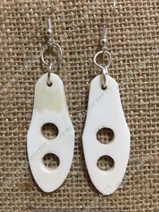 Artesanías de calidad Hueso de búfalo Pendientes de gota hechos a mano antiguos para mujer Joyería de moda de la India - Product Image 6