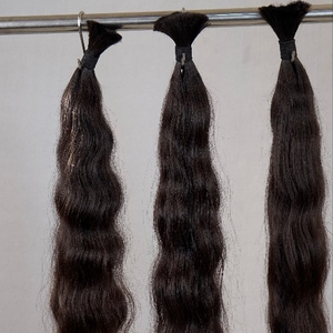 Pelo REMY virgen de doble estiramiento, calidad superior, sin procesar, pelo a granel de un solo donador, cutículas alineadas - Product Image 6