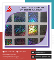 Film laminé PET holographique métallique Laser 3D à prix d'usine pour autocollants adhésifs et étiquettes d'emballage artisanal