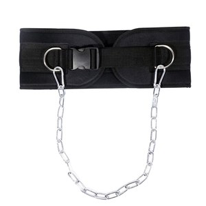 synthetic leather Weight Lifting Dipping <b>Belt</b> Dip <b>Chain</b> Pull - Product Image 1
