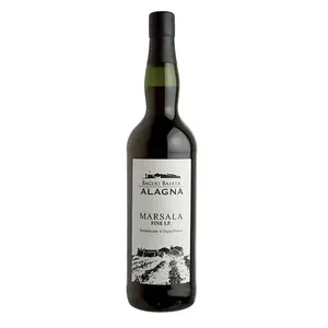 MARSALA FINE เสริมทำอาหารและขนมหวานไวน์แห้งคุณภาพสูงอิตาเลี่ยน Alagna Vini Sicily