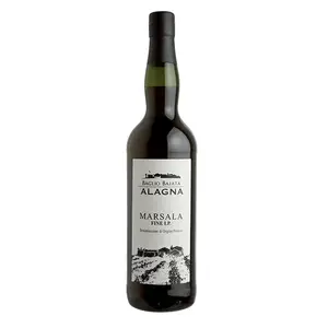 MARSALA FINE angereicherter Koch-und Dessert wein-DRY italienischer Alagna Vini Sizilien von höchster Qualität