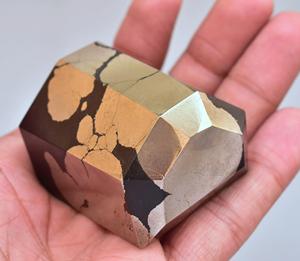 Apache Gold Pyrite Tower / Apache ทองคำไพไรต์พลอยทาวเวอร์/ไพไรต์ทาวเวอร์อัญมณีหายาก Apache คริสตัลไพไรต์ - Product Image 4