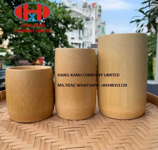 BAMBOO CUPS / HANDMADE CUP OF TEA BAMBOO / ECO-FRIENDLY - NATURAL FROM VIETNAM