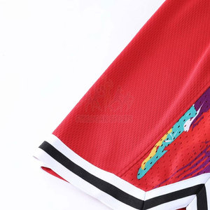 Pantalones de baloncesto de poliéster personalizados para hombre, Shorts de malla para gimnasio, baratos, venta al por mayor - Product Image 4
